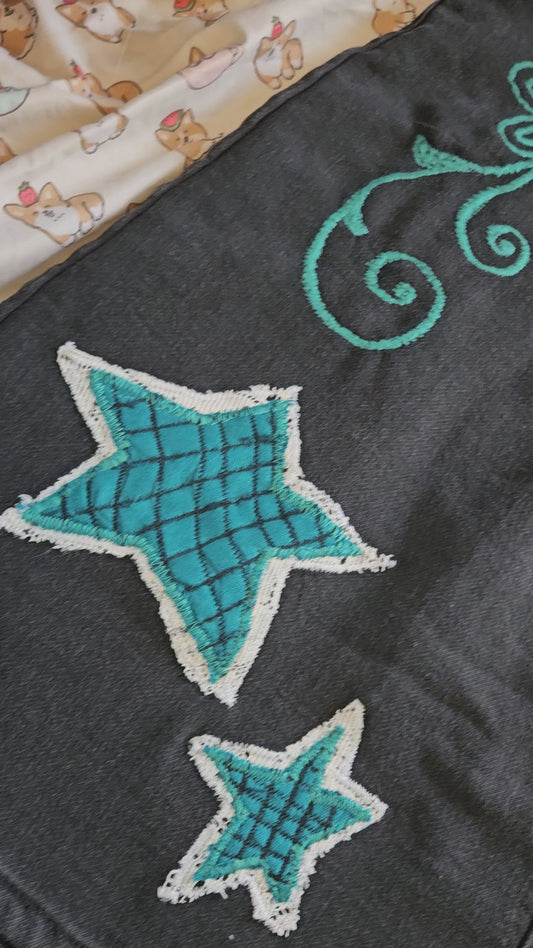 Customized Patchwork Dalmatian Skirt Y2K