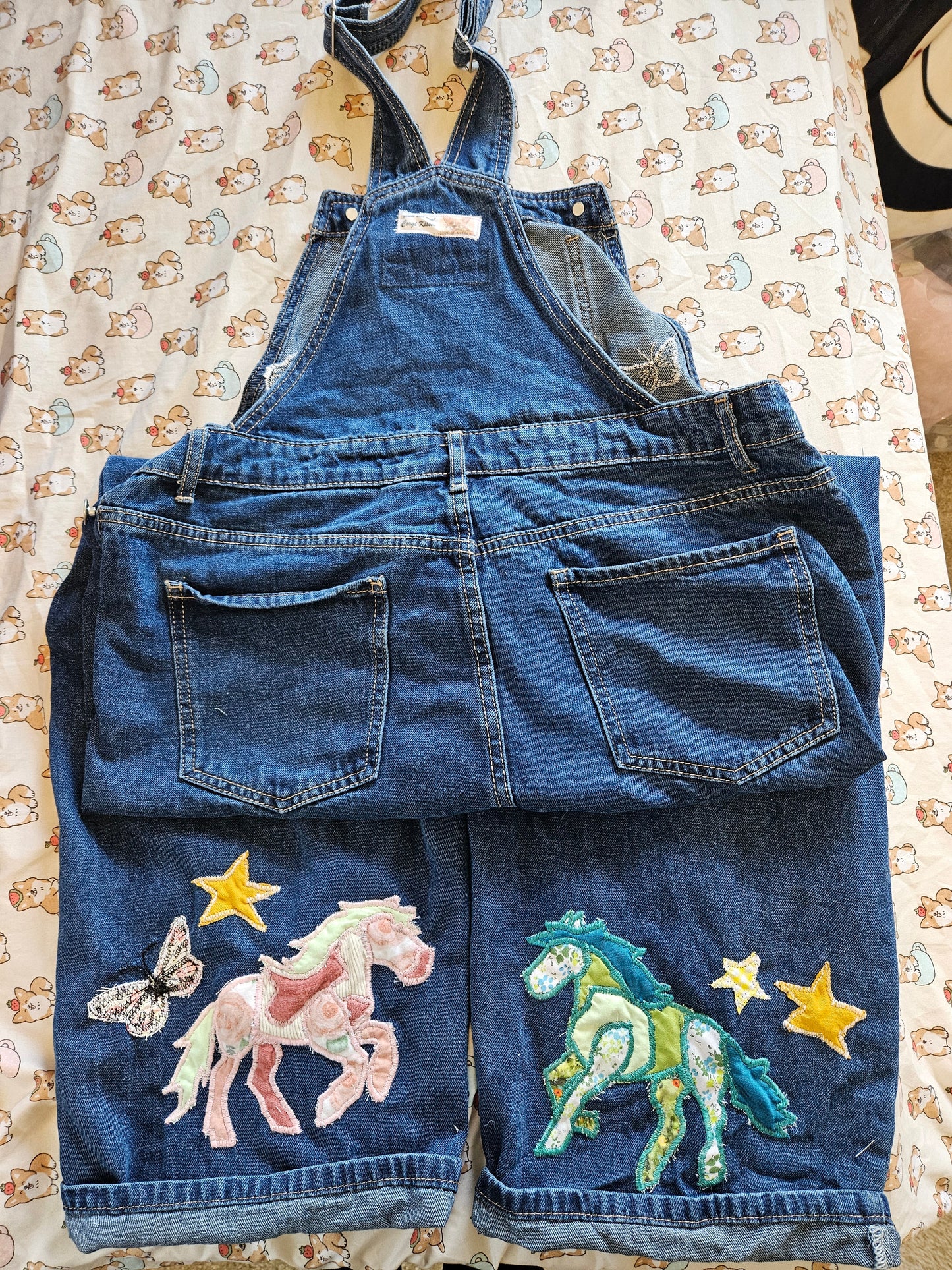 Custom Handmade Patchwork Horse Overalls