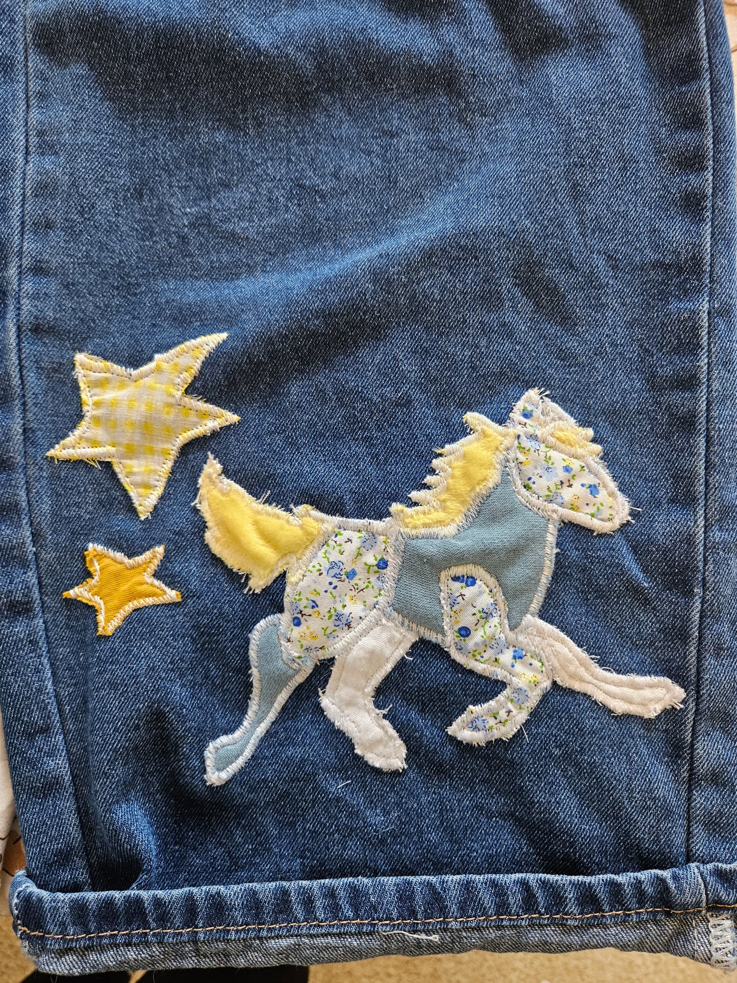 Custom Handmade Patchwork Horse Overalls
