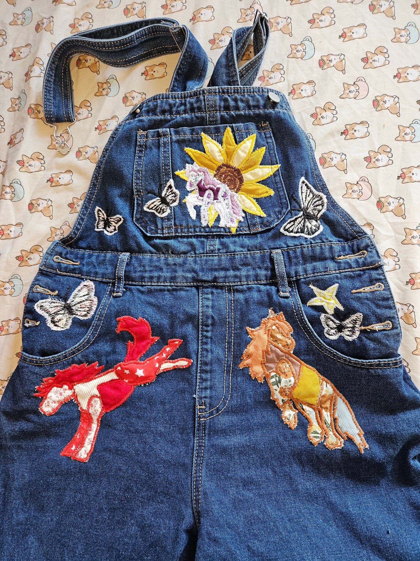 Custom Handmade Patchwork Horse Overalls