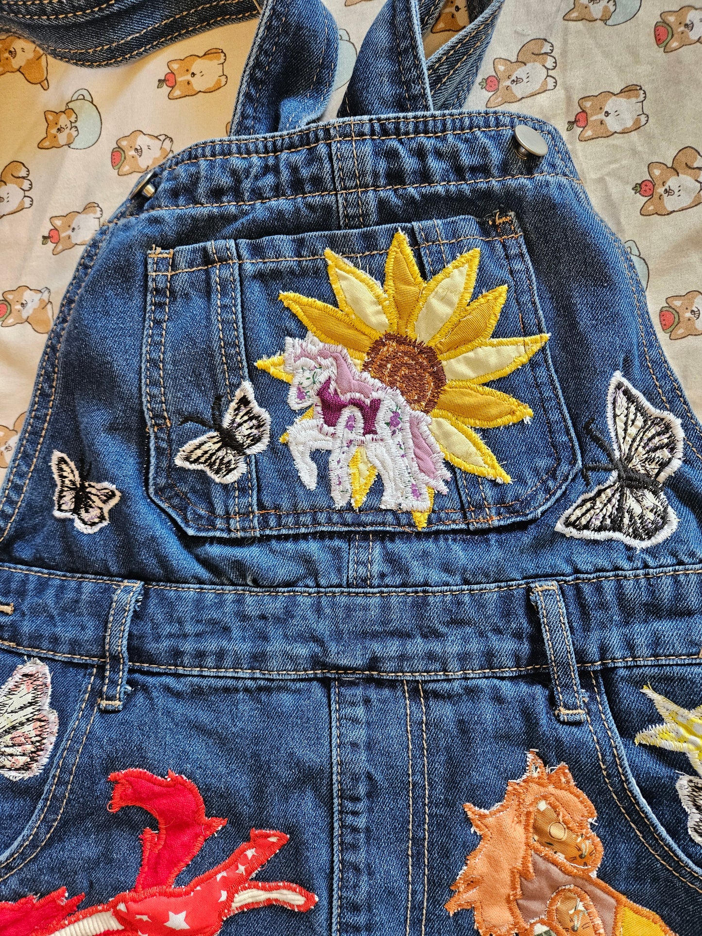 Custom Handmade Patchwork Horse Overalls