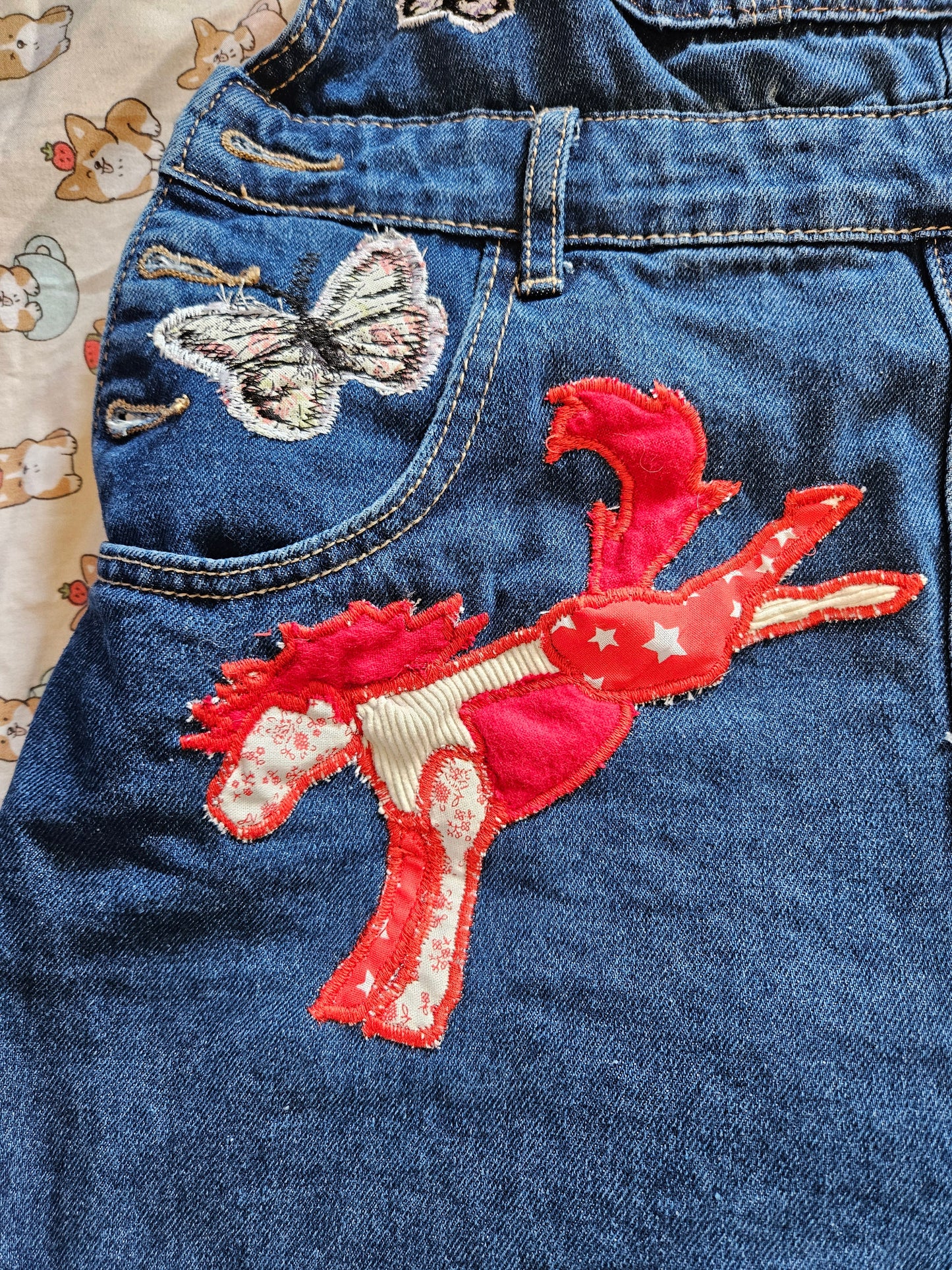 Custom Handmade Patchwork Horse Overalls